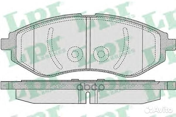Колодки тормозные chevrolet aveo 1.2-1.4 06- пе