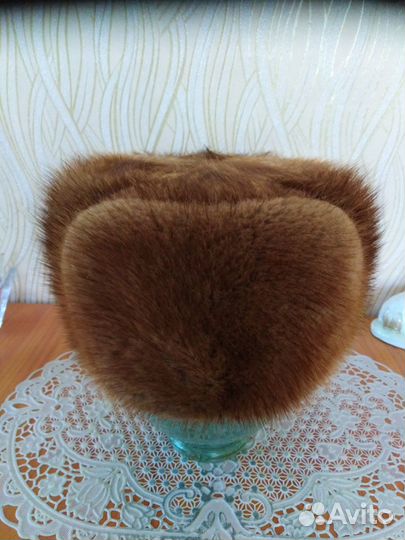 Мужская ондатровая шапка