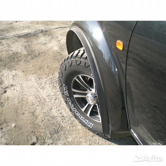 Расширители арок Нива, 35 мм, резиновые