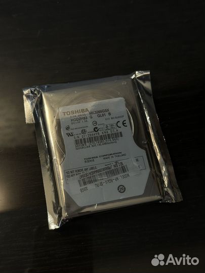 Жесткий диск toshiba