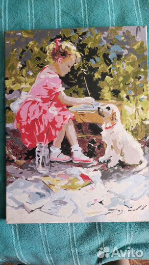 Картины по номерам раскрашенные