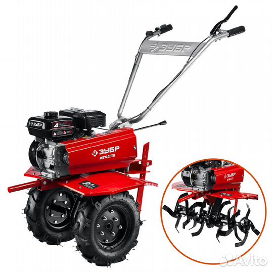 Мотоблок бензиновый мтб-400 зубр (с пониж. перед.)