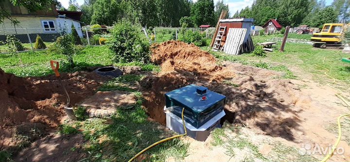 Установка септика под ключ