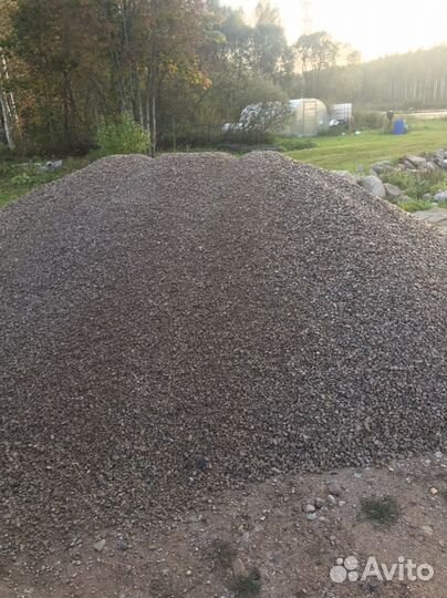 Доставка щебня различный фракций