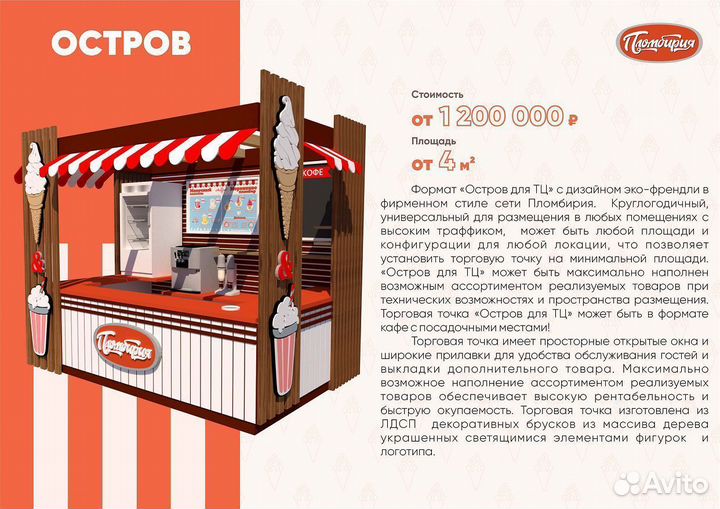 Готовый бизнес. Остров в ТЦ