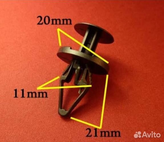 Пластиковый крепеж уплотнитель различные марки
