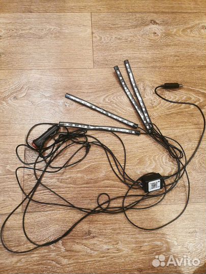 RGB подсветка ног для авто