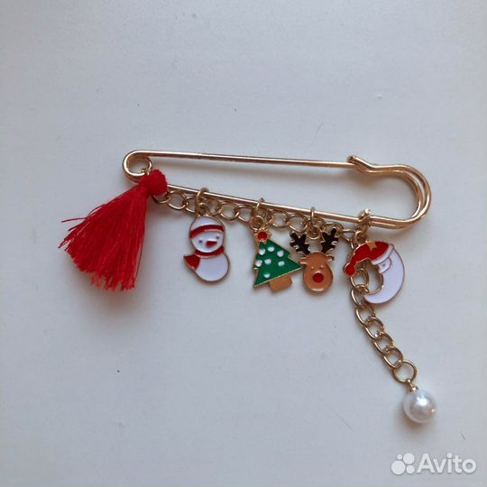 Значки новогодние