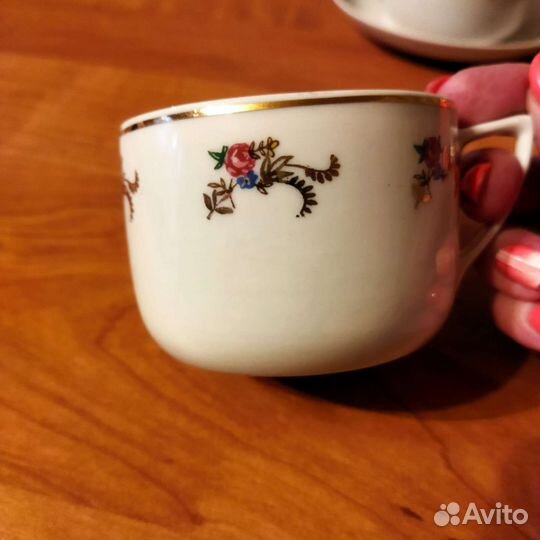 Чайные пары фарфор Вербилки