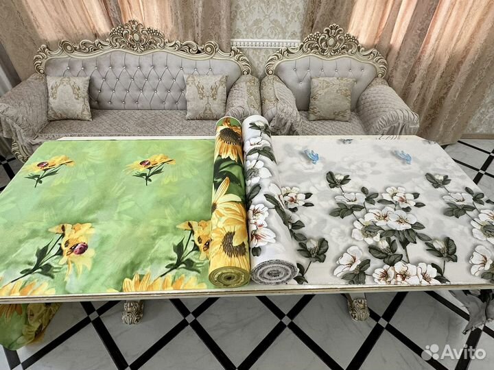 Ткань остатки в рулонах