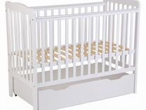 Кроватка детская Polini Kids Simple 310-02, белый