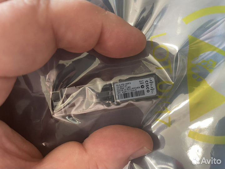 Новые sfp трансиверы cisco GLC-FE-100FX -3 штуки