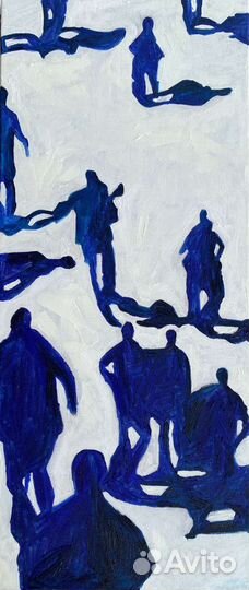 Картина маслом на холсте 30х70