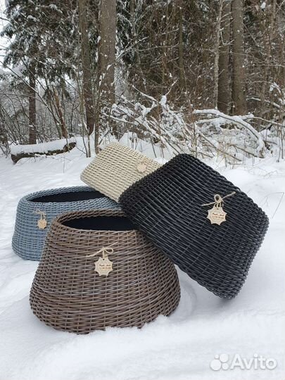 Юбка для ёлки из полиротанга