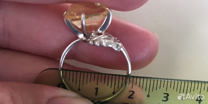 Комплект ювелир с цитринами