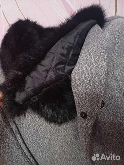 Пальто женское демисезонное 46