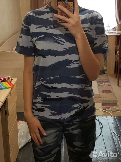 Форма синий камуфляж