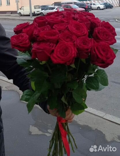 Букеты Цветы Роза 51 101