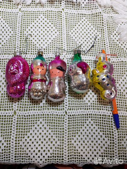 Елочные игрушки СССР 100-300р