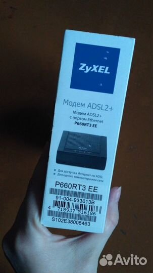 Модем adsl2+ с портом Ethernet P660RT3 EE