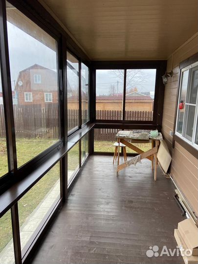 Остекление веранд террас