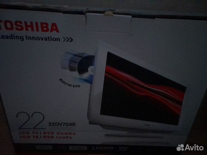Телевизор toshiba LCD TV\DVD Combo 22