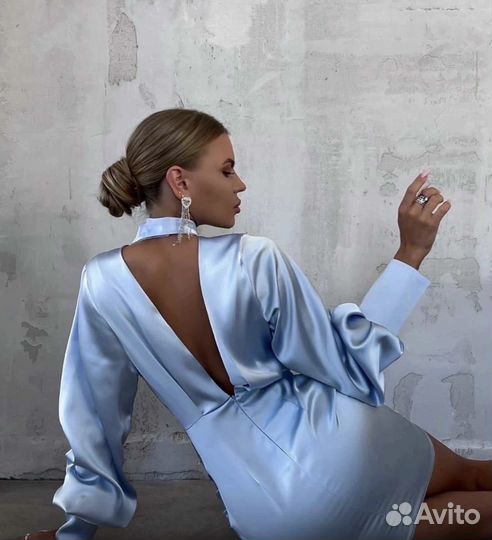 Платье шелк