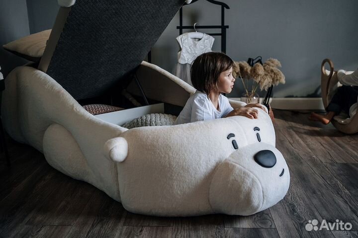 Детская кровать мягкая