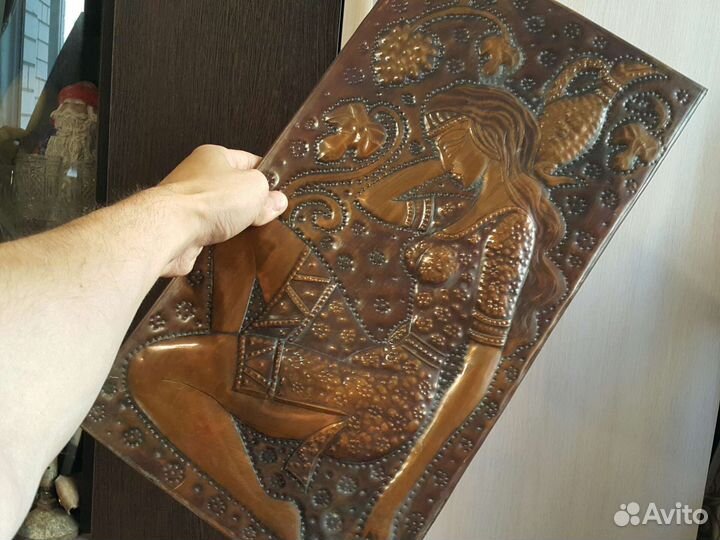 Чеканное панно 