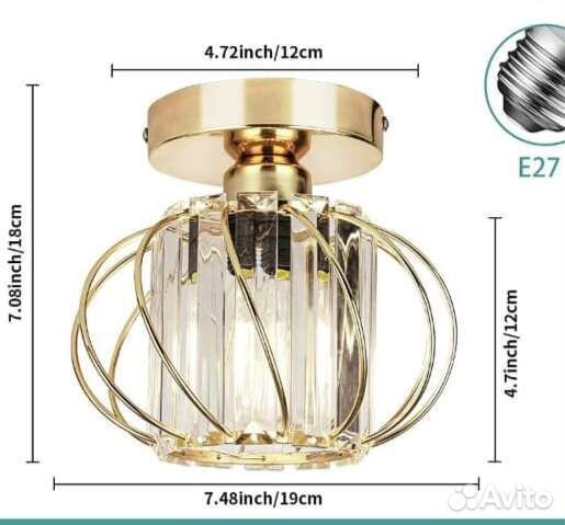 Светильник потолочный, бра, люстра