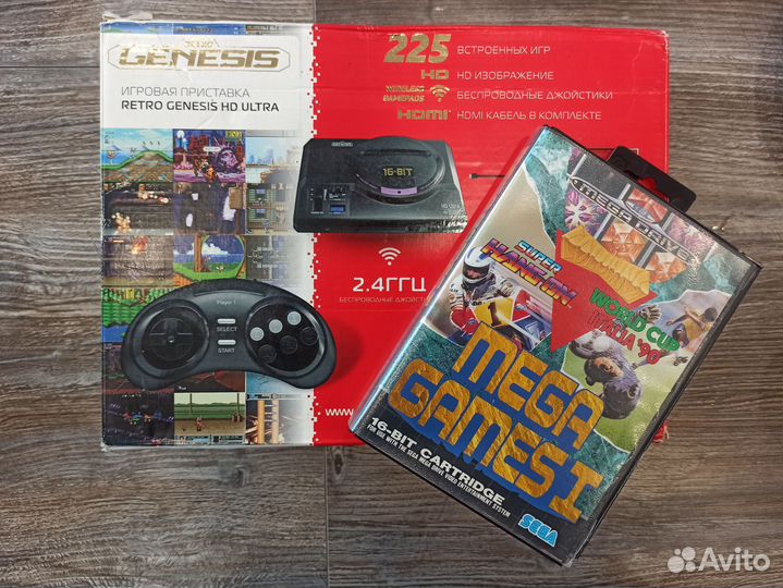 Retro Genesis HD Ultra + оригинальный картридж