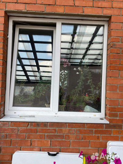 Пластиковле окно с подокоником и отлив