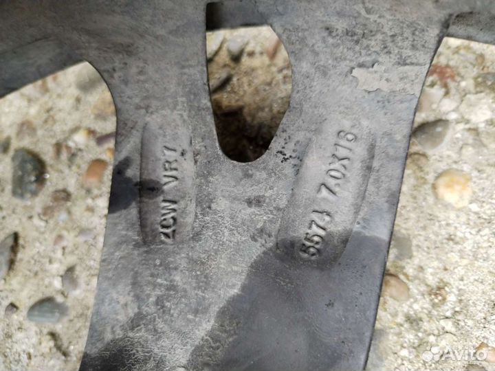 Пара дисков Фольксваген Джетта 6/поло R16