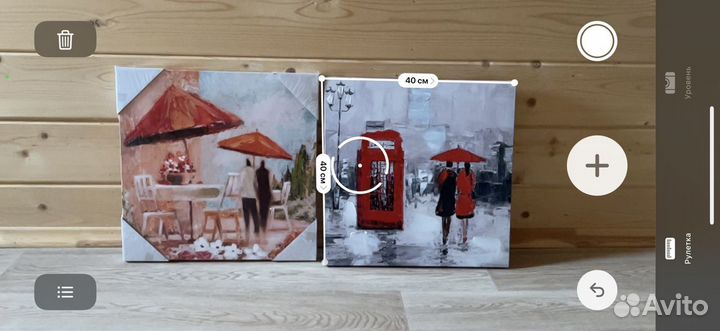 Две картины на холсте