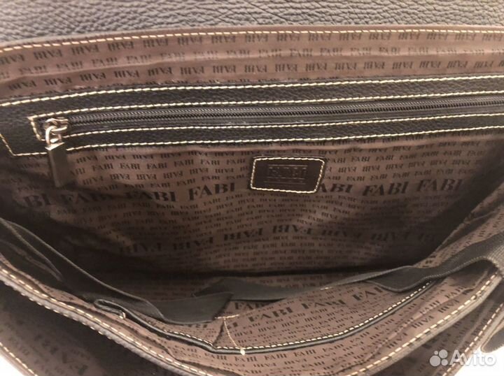 Портфель мужской кожаный Fabi