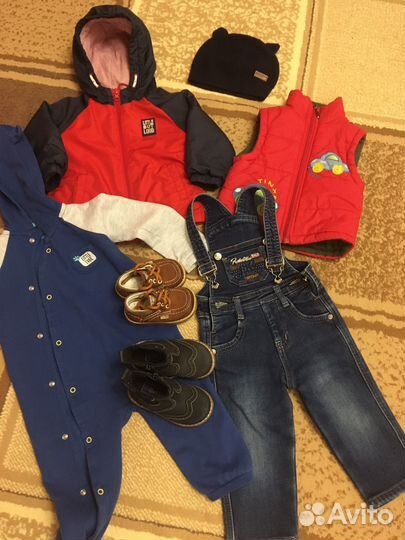 Вещи на мальчика 80-86 осень/весна пакет