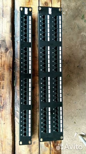 Патч-панель Hyperline 24 и 48 портов б/у