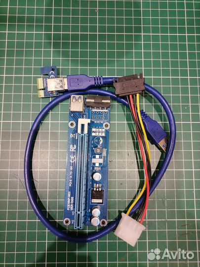 Переходник Mini PCIe на PCI express 16X