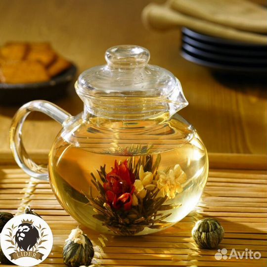 Подарочный набор подсвечник и чай, опт