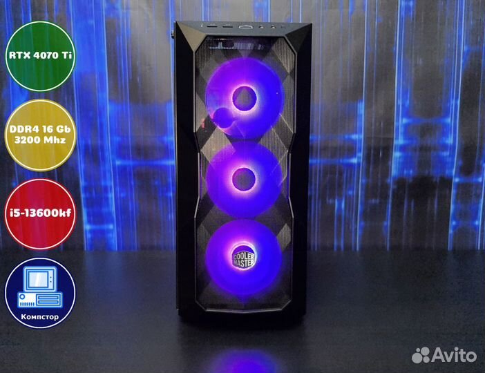 Сборка игрового пк i5-RTX4070Ti-16DDR4-IUL4075-B760