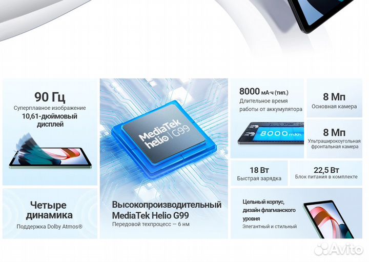 Планшет Xiaomi Redmi Pad 10.61