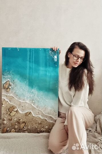 Картины и часы эпоксидной смолой