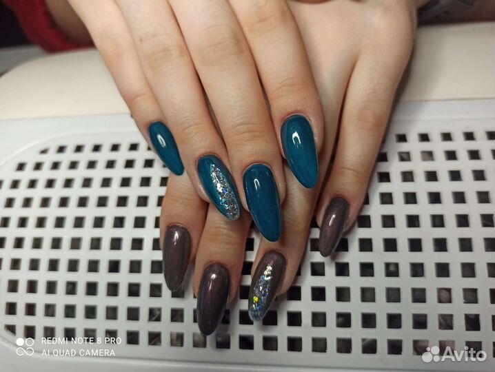 Наращивание, Шеллак, Маникюр