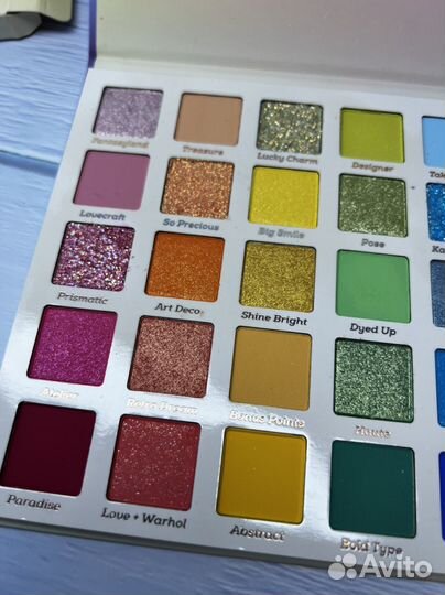 Палетки теней colourpop fade into hue