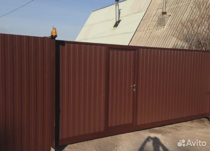 Ворота для коттеджа 5,4*2,1м