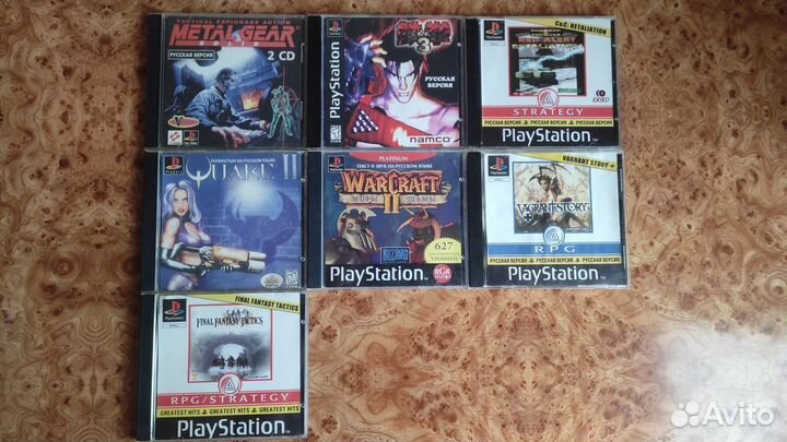 Диски (CD) для Playstation (PS1) разные игры