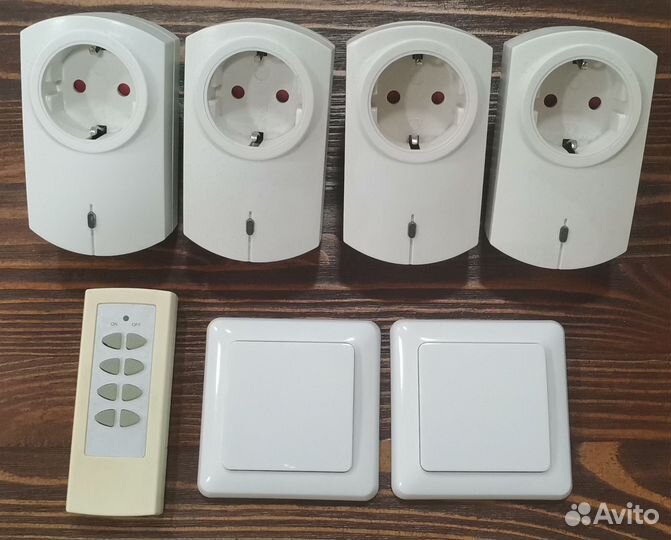 Набор радиоуправляемых розеток Glanzen 7шт+пульты