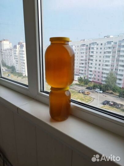 Мед цветочный с рапсом. Бесплатная доставка