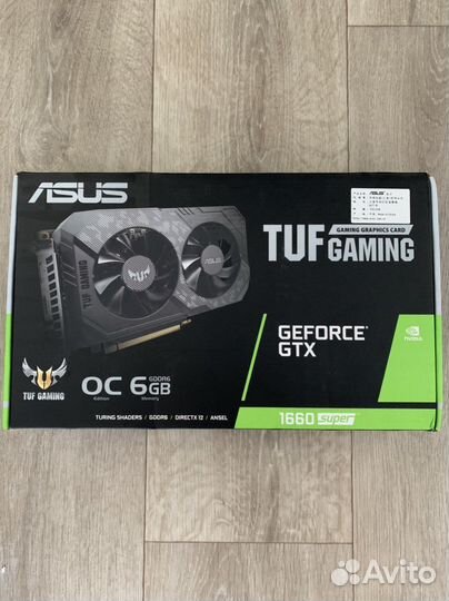 Видеокарта asus gtx 1660 super 6gb