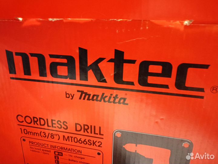 Новая аккумуляторная дрель Mactec by Makita